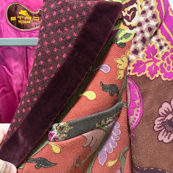 Etro Paisley Pattern Over Coat - Picture 4 of 6